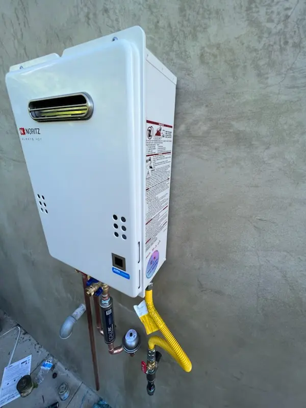 Tankless water heater installation for Bridge City homes